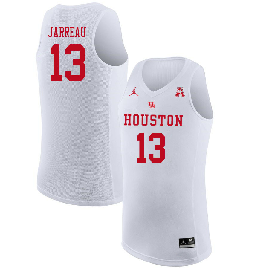 Jordan Brand Men #13 DeJon Jarreau Houston Cougars College Basketball Jerseys Sale-White